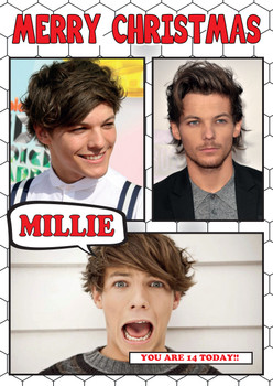 Personalised Louis Tomlinson Card Birthday Card