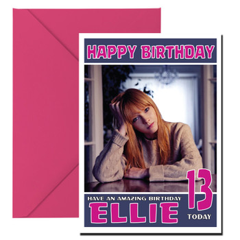 Personalised Lucy Rose Celebrity Birthday Card Personalised Lucy Rose Celebrity Birthday Card