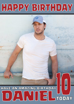 Personalised Luke Bryan 2 Music Birthday Card Personalised Luke Bryan 2 Music Birthday Card