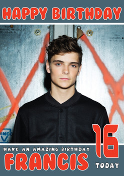Personalised Martin Garrix 1 Celebrity Birthday Card
