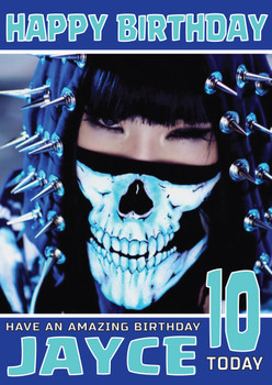 Personalised Minzy Kpop Celebrity Birthday Card