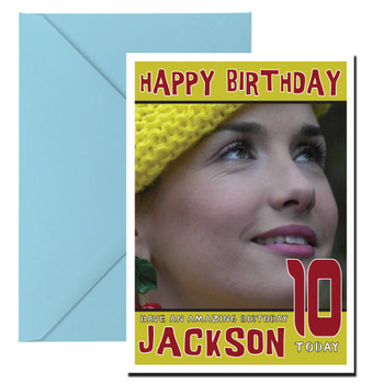Personalised Natalia Oreiro 2 Celebrity Birthday Card