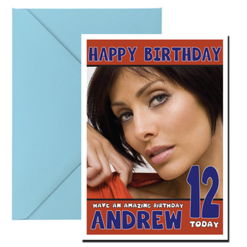 Personalised Natalie Imbruglia 2 Celebrity Birthday Card Personalised Natalie Imbruglia 2 Celebrity Birthday Card