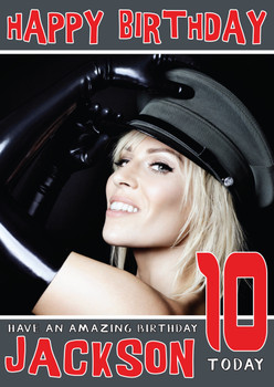 Personalised Natasha Bedingfield Celebrity Birthday Card