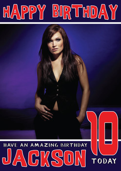 Personalised Nightwish 1 Celebrity Birthday Card