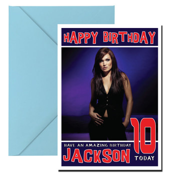 Personalised Nightwish 1 Celebrity Birthday Card Personalised Nightwish 1 Celebrity Birthday Card