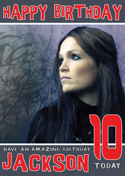 Personalised Nightwish 2 Celebrity Birthday Card