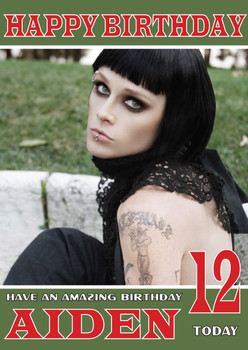 Personalised Otep 3 Celebrity Birthday Card Personalised Otep 3 Celebrity Birthday Card