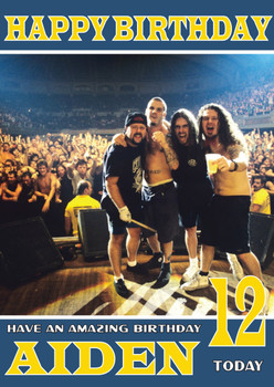 Personalised Pantera Celebrity Birthday Card