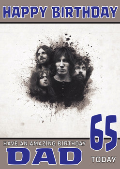 Personalised Pink Floyd 1 Celebrity Birthday Card (Sa