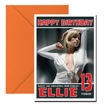 Personalised Rachel Stevens Celebrity Birthday Card Personalised Rachel Stevens Celebrity Birthday Card