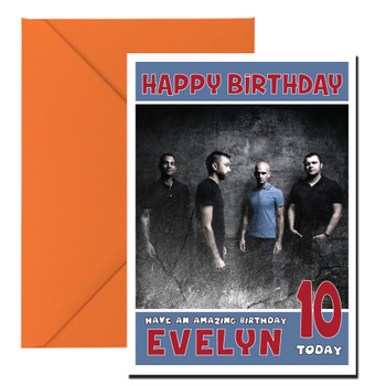 Personalised Rise Against 1 Music Birthday Card