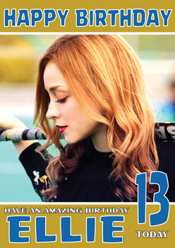 Personalised Russian Red 3 Celebrity Birthday Card