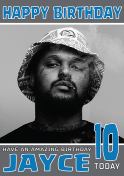 Personalised Schoolboy Q Celebrity Birthday Card (Sa