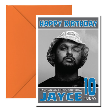 Personalised Schoolboy Q Celebrity Birthday Card (Sa