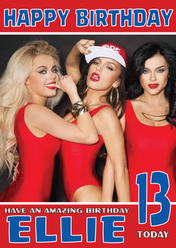 Personalised Serebro Celebrity Birthday Card Personalised Serebro Celebrity Birthday Card