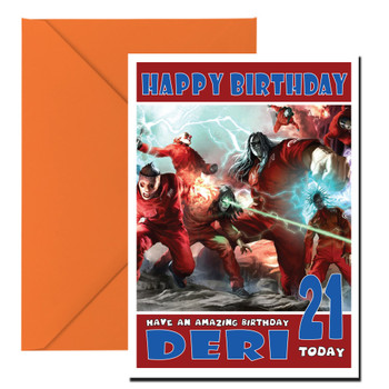 Personalised Slipknot 2 Celebrity Birthday Card