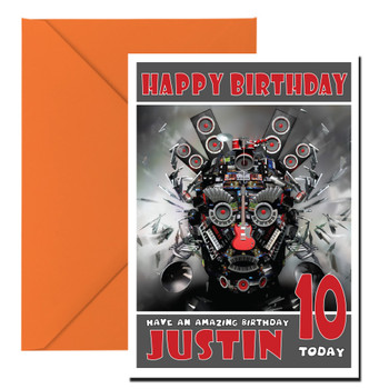 Personalised Speakers Face Celebrity Birthday Card Personalised Speakers Face Celebrity Birthday Card