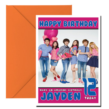 Personalised Super Junior 2 Music Birthday Card
