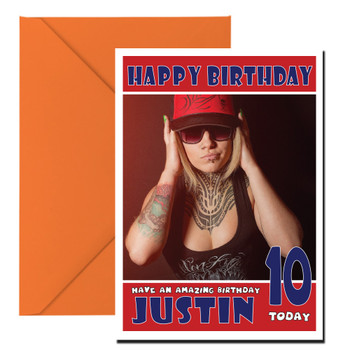 Personalised Tattoos Piercings Celebrity Birthday Card Personalised Tattoos Piercings Celebrity Birthday Card