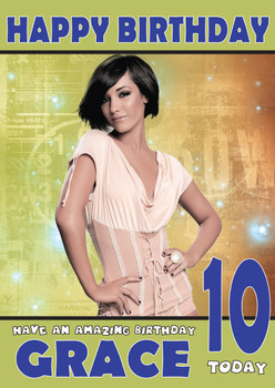 Personalised The Saturdays 1 Celebrity Birthday Card Personalised The Saturdays 1 Celebrity Birthday Card