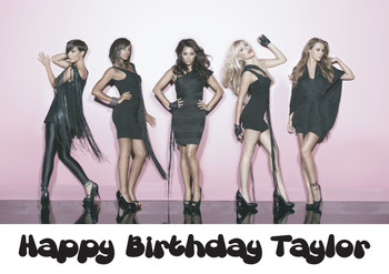 Personalised The Saturdays Birthday Card Personalised The Saturdays Birthday Card