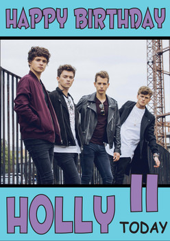 Personalised The Vamps 2 Birthday Card