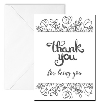 Personalised Thank You For Being You Card Personalised Thank You For Being You Card