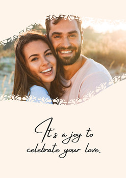 It's a joy to celebrate your love