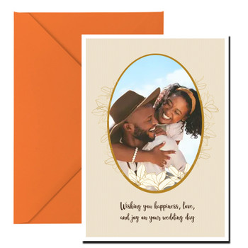 Wishing you happiness, love, and joy on your wedding day Wishing you happiness, love, and joy on your wedding day