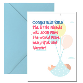 Congratulations! The little miracle will soon make the world more beautiful and happier! Congratulations! The little miracle will soon make the world more beautiful and happier!