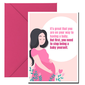 It’s great that you are on your way to having a baby. But first, you need to stop being a baby yourself It’s great that you are on your way to having a baby. But first, you need to stop being a baby yourself