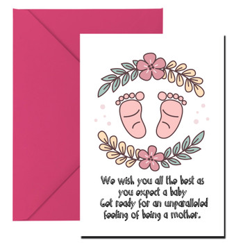 We wish you all the best as you expect a baby. Get ready for an unparalleled feeling of being a mother We wish you all the best as you expect a baby. Get ready for an unparalleled feeling of being a mother
