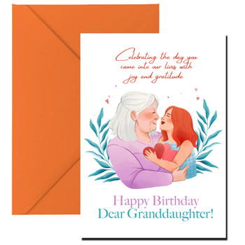Celebrating the day you came into our lives with joy and gratitude. Happy birthday, dear granddaughter! Celebrating the day you came into our lives with joy and gratitude. Happy birthday, dear granddaughter!