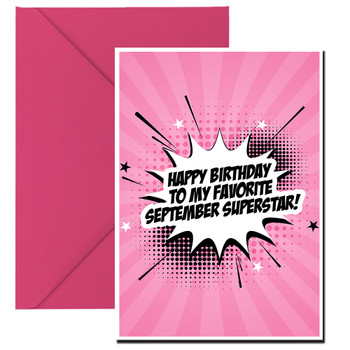 Happy birthday to my favorite September superstar! Happy birthday to my favorite September superstar!