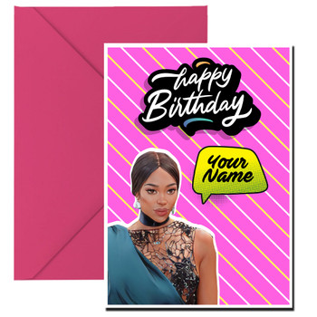 Naomi Campbell Mc1308-B Birthday Card Naomi Campbell Mc1308-B Birthday Card