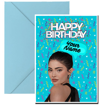 Kylie Jenner Mc1302-B Birthday Card Kylie Jenner Mc1302-B Birthday Card