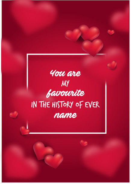 Rm42 Rhapsody - You Are My Favourite  Card