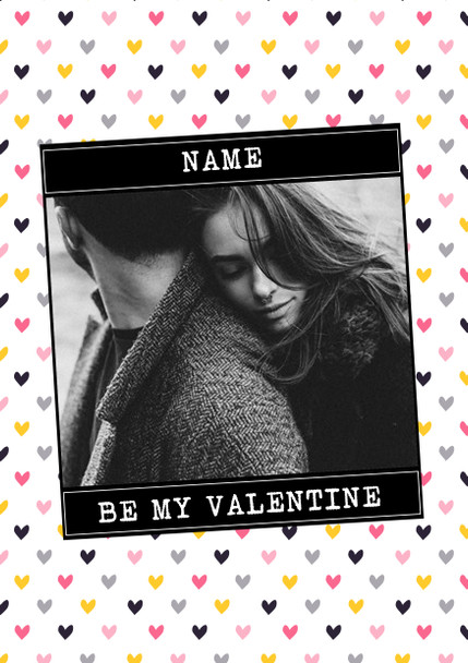 Rm45 Be My Valentine Photo Card  Card