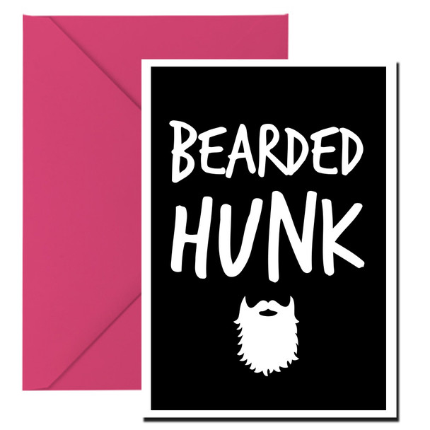 Naughty 30 Bearded Hunk  Card