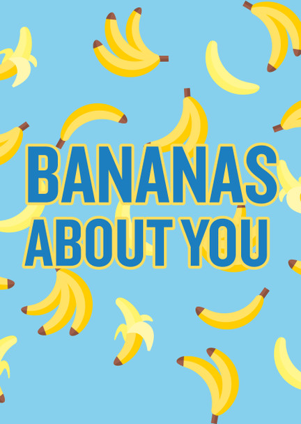 Naughty 416 Bananas About You Card