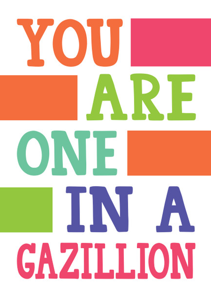 You Are One In A Million Birthday Card