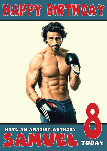 Arjun Rampal 2 Bollywood Birthday Card