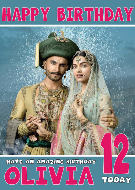 Bajirao Mastani 2 Bollywood Birthday Card