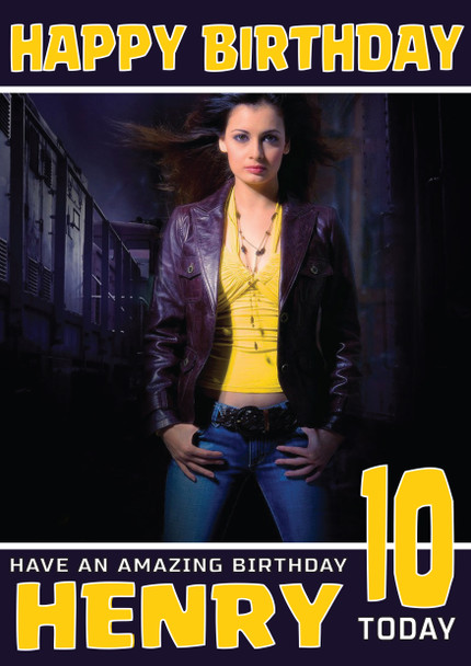 Diya Mirza 2 Bollywood Birthday Card