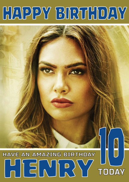 Esha Gupta Bollywood Birthday Card