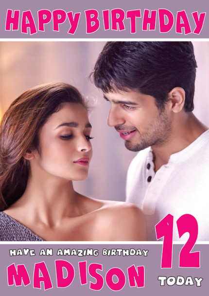 Kapoor And Sons 2 Bollywood Birthday Card