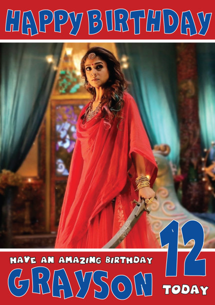 Kashmora Nayanthara Bollywood Birthday Card