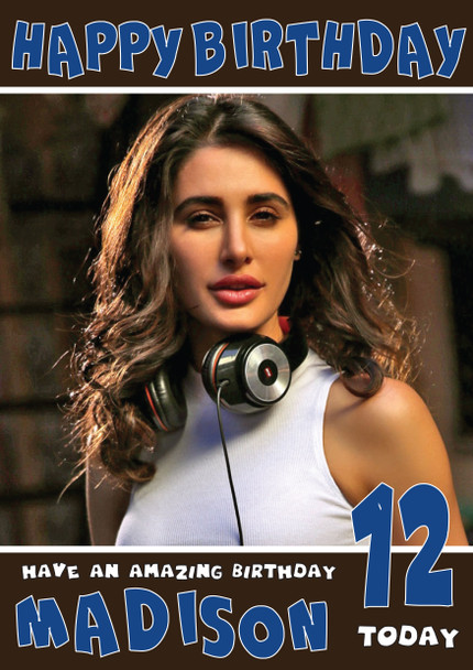 Nargis Fakhri 1 Bollywood Birthday Card