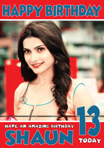 Prachi Desai 2 Bollywood Birthday Card